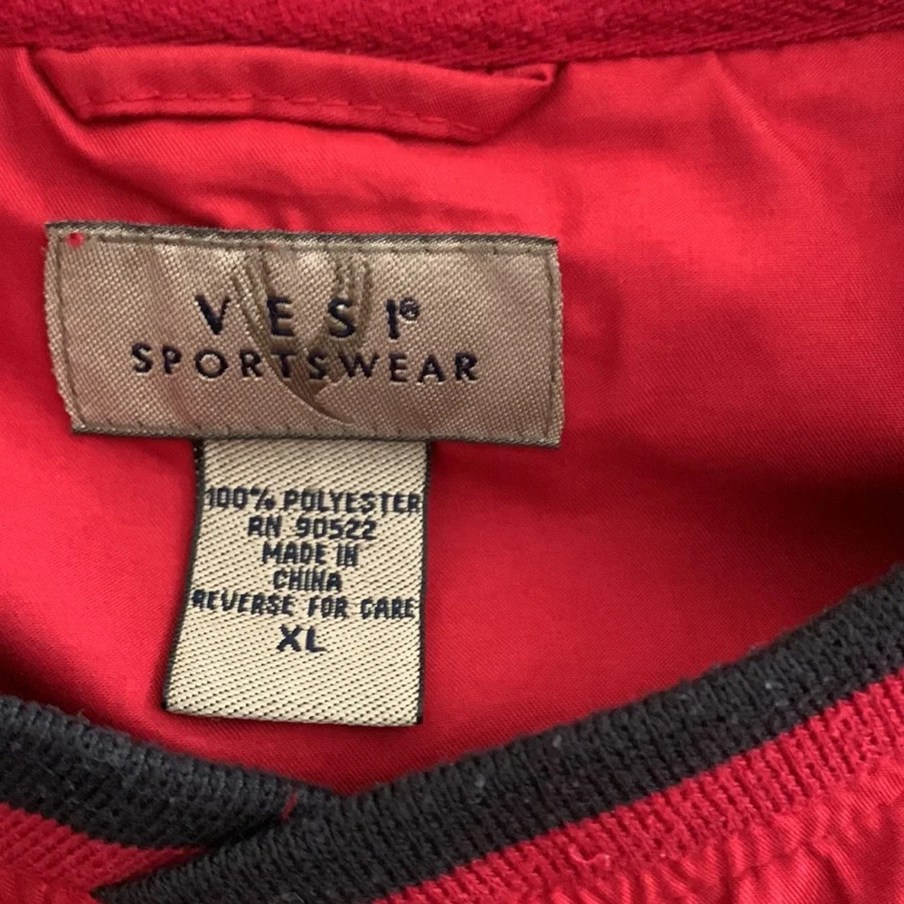 Ohio State Buckeyes Red V Neck Pullover Men's XL - Picture 4 of 10